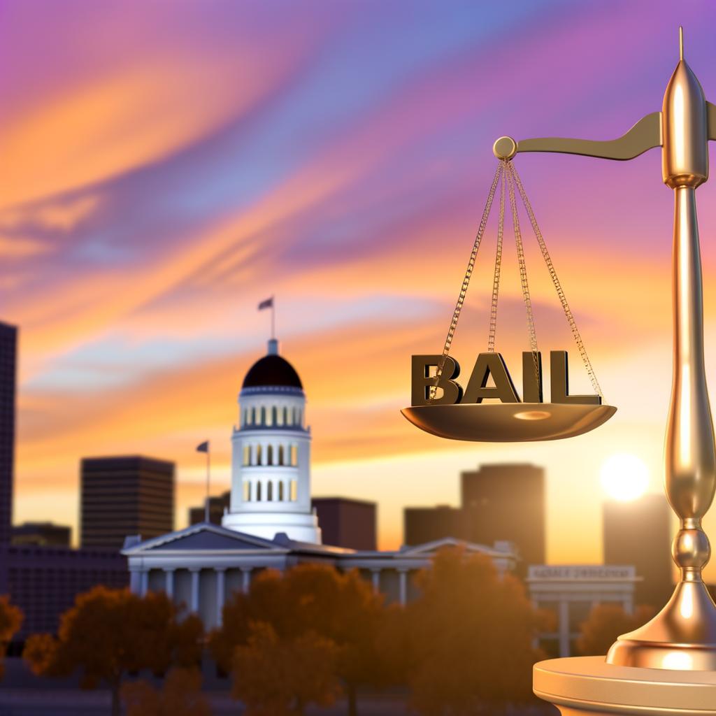 Professional bail bonds agent providing assistance to clients