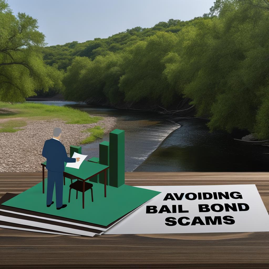 BAIL BONDS documents and cash on an agent's desk
